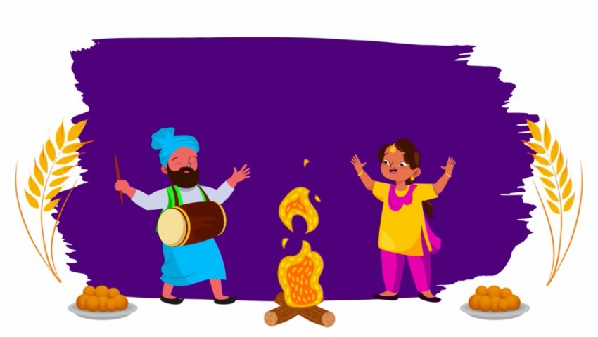 Happy Lohri animation video ad template Free Online Video Advertise Maker -  